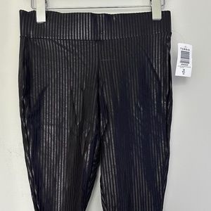 NWT Torrid black stretchy shine leggings